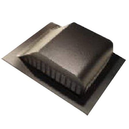 LOMANCO Lomanco 750B 8 in. Black Aluminum Roof Louver - Pack Of 6 384578